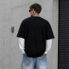 Custom Graphic T Shirts with Layered Streetwear Fit