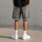 Custom Denim Shorts with Rhinestone Streetwear Finish