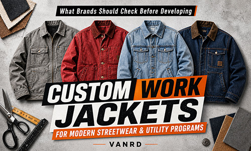 What Brands Should Check Before Developing Custom Work Jackets for Modern Streetwear and Utility Programs