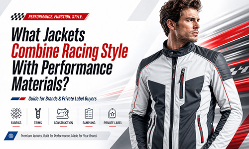 What Jackets Combine Racing Style With Performance Materials?