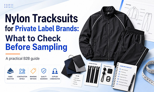 Nylon Tracksuits for Private Label Brands: What to Check Before Sampling