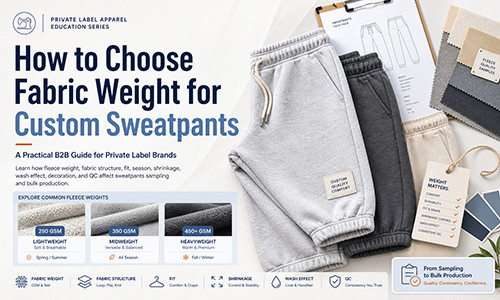 How to Choose Fabric Weight for Custom Sweatpants