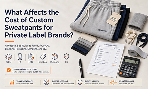 What Affects the Cost of Custom Sweatpants for Private Label Brands?