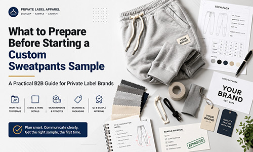 What to Prepare Before Starting a Custom Sweatpants Sample