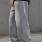 Custom Denim Jeans with Rhinestone Side Trim