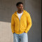 Custom Zip Hoodie with Distressed Knit Texture