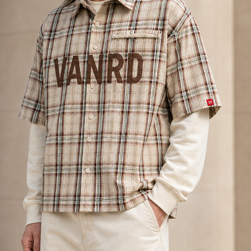 Green retro jacket model display
