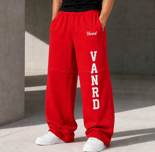 Custom Wide Leg Sweatpants for Streetwear Brands
