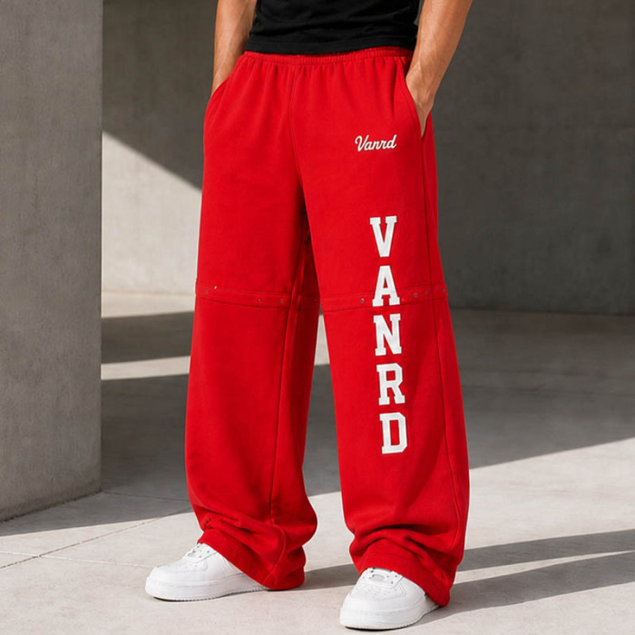 Custom Wide Leg Sweatpants for Streetwear Brands