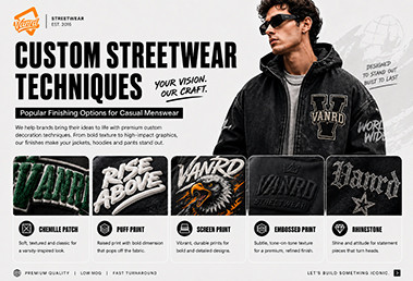 Streetwear tech pack template