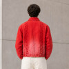 Custom Jacket Manufacturer for Red Western Zip-Up Jacket