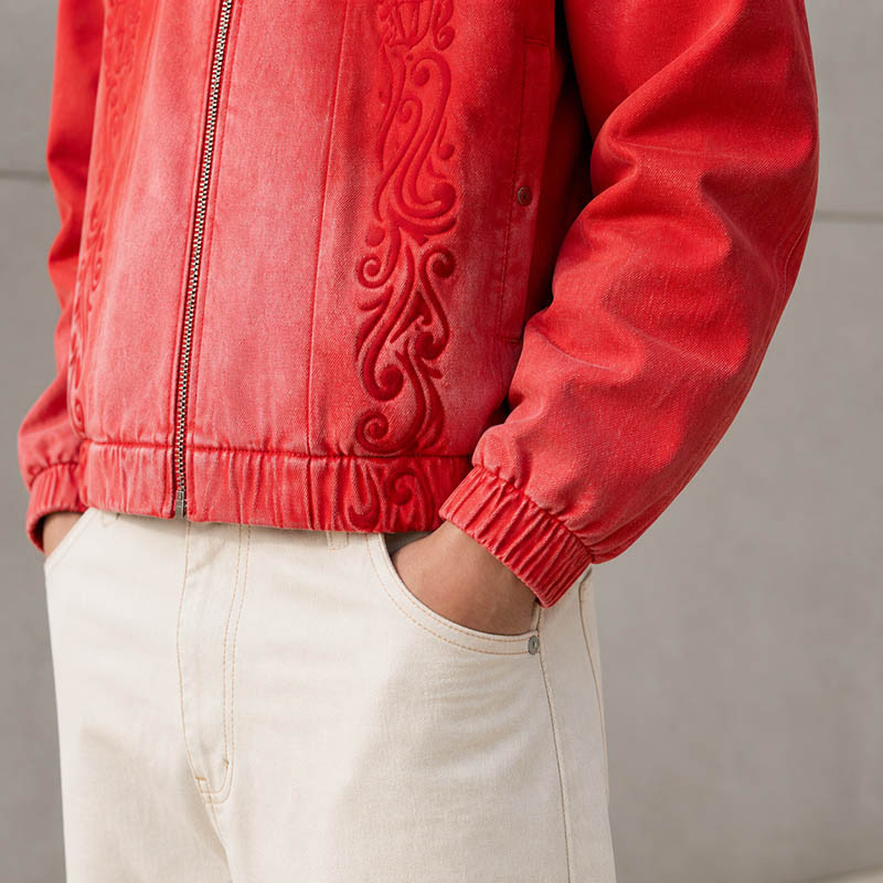 Detail image of jacket lining