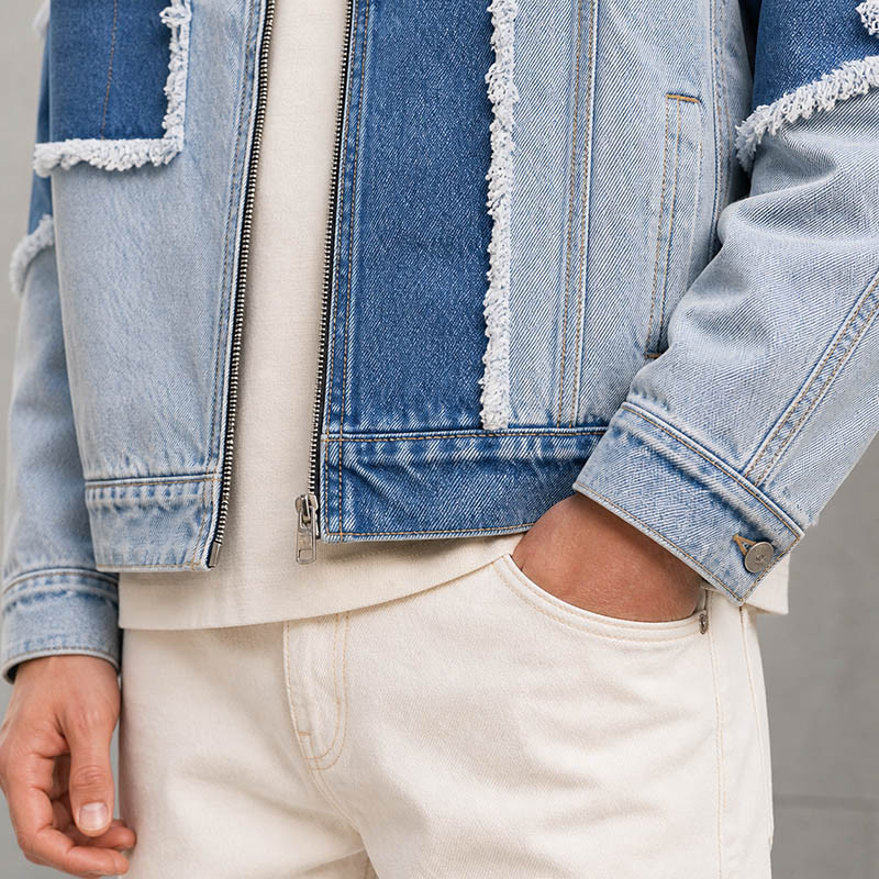 Detail image of jacket lining