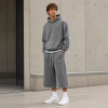 Custom Tracksuit Set for Washed Hoodie and Long Shorts
