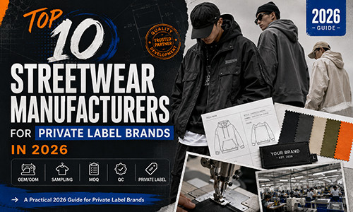 Top 10 Streetwear Manufacturers for Private Label Brands in 2026