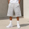 Custom Sweat Shorts With Distressed Texture