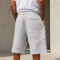 Custom Sweat Shorts With Distressed Texture