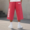 Custom Sweat Shorts With Raw Hem Logo