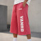 Custom Sweat Shorts With Raw Hem Logo
