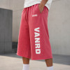 Custom Sweat Shorts With Raw Hem Logo