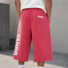Custom Sweat Shorts With Raw Hem Logo
