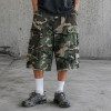 Custom Cargo Shorts With Camo Pockets