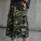 Custom Cargo Shorts With Camo Pockets