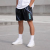 Custom Mesh Shorts With Lightning Print