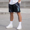 Custom Mesh Shorts With Lightning Print