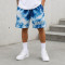 Custom Mesh Shorts With Tie Dye Print
