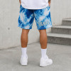 Custom Mesh Shorts With Tie Dye Print
