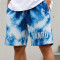 Custom Mesh Shorts With Tie Dye Print