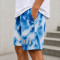 Custom Mesh Shorts With Tie Dye Print