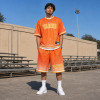 Custom Basketball Uniforms With Mesh Set