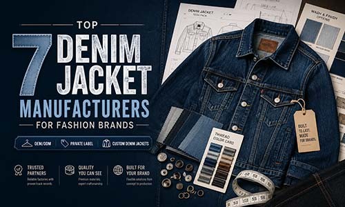 Top 7 Denim Jacket Manufacturers for Fashion Brands