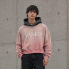 Custom Cropped Hoodie With Washed Contrast Hood