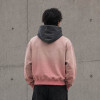 Custom Cropped Hoodie With Washed Contrast Hood