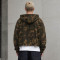 Custom Camo Hoodie With Cropped Zip Up Fit