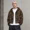 Custom Camo Hoodie With Cropped Zip Up Fit