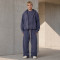 Custom Tracksuit Set With Washed Zip Up Hoodie