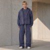 Custom Tracksuit Set With Washed Zip Up Hoodie