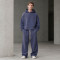 Custom Tracksuit Set With Cropped Pullover Hoodie