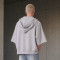 Custom Oversized Hoodie With Short Sleeve Design