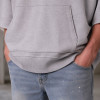 Custom Oversized Hoodie With Short Sleeve Design