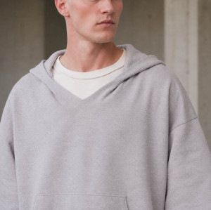 Custom Oversized Hoodie With Short Sleeve Design