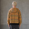 Custom Zip Up Hoodie With Plaid Cropped Fit