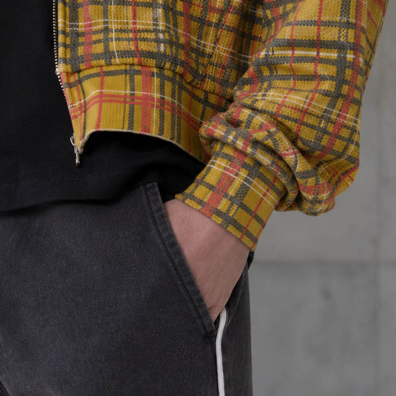 Detail image of jacket lining
