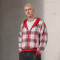Custom Zip Up Hoodie With Reversible Plaid Design