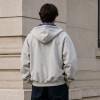 Custom Zip Up Hoodie With Reversible Plaid Lining