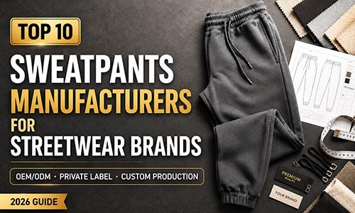 Top 10 Sweatpants Manufacturers for Streetwear Brands